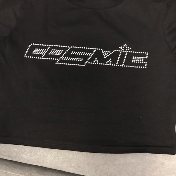 Women Summer  Short Sleeve   Hot Drill Rhinestone - Picture 4 of 12